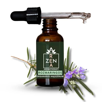 ReaZen Organikus Rozmaringos Hajszérum 30ml – ricinus, argán és rozmaring olajjal