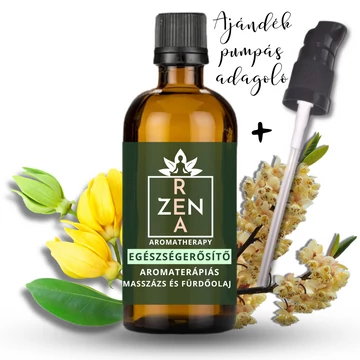 ReaZen Egészségerősítő Fürdő- és Masszázsolaj May Chang és Ylang-Ylang illóolajokkal, frissítő és relaxáló hatással