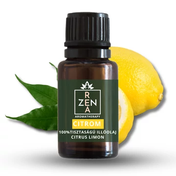 ReaZen Citrom illóolaj üdítő és frissítő hatással, természetes aromaterápiás illóolaj