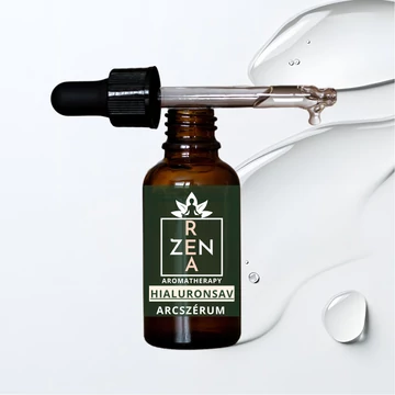 ReaZen Hialuronsav Szérum 30 ml borostyán üveg pipettával, intenzív hidratálás és ránctalanítás
