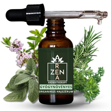 ReaZen Organikus Gyógynövényes Hajszérum 30ml – ricinus és argán olajjal