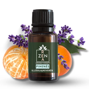 ReaZen Pihenés illóolajkeverék 10 ml borostyán üvegben, relaxáló és nyugtató aromaterápia