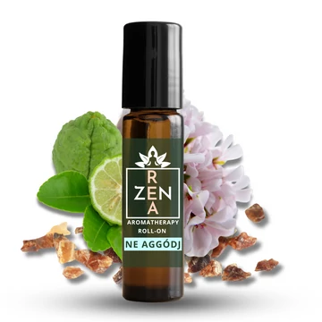 ReaZen Ne Aggódj aromaterápiás roll-on bergamot, geránium és tömjén illóolajokkal